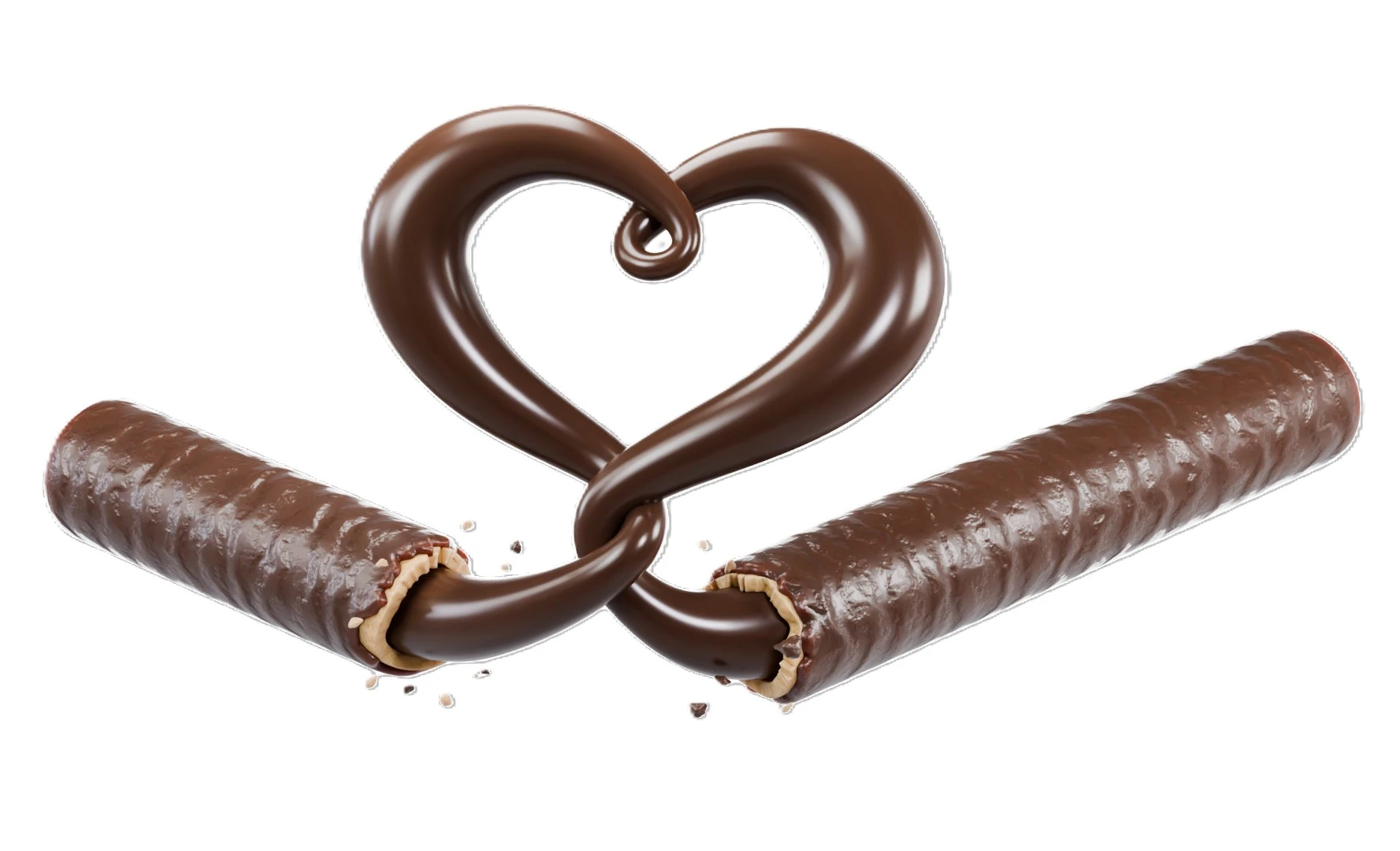 3D wafer stick render